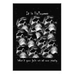 Skulls Halloween Party Invitation