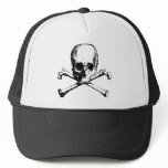 skulls trucker hat