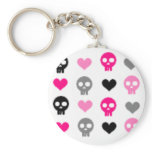 Skulls & Hearts Keychain