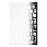 Skulls Horror Goth Death Rock Monster stationery
