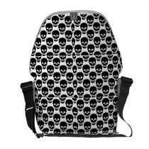 skulls messenger bags