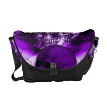 skulls messenger bags