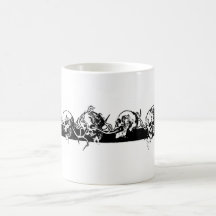 Skulls on a Vine. Circa 1901 Mexico. Mugs