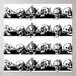 Skulls on a Vine. Circa 1901 Mexico Poster
