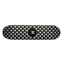 Skulls pattern skateboards