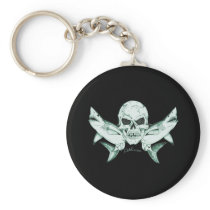Skulls/Pirates Collection by FishTs.com Keychain