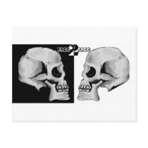 Skulls postcards