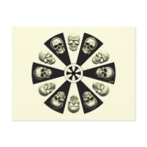 Skulls postcards