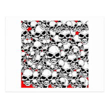 SKULLS POSTCARDS