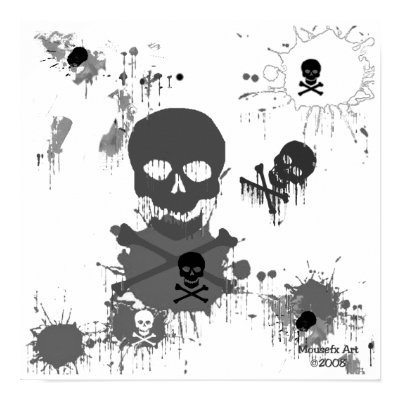 Skulls Poster by Mousefx