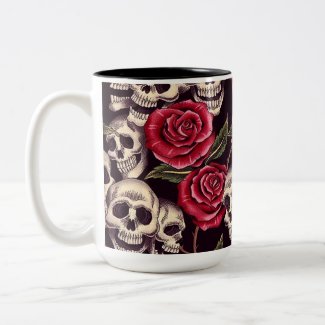 Skulls & Roses mug