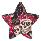Skulls & Roses sticker