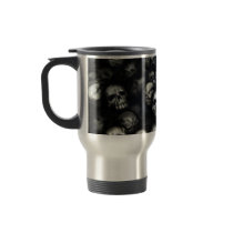 Skulls thermal cup mug