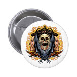 Skulls, Vampires and Bats customizable by Al Rio. Pinback Button