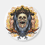 Skulls, Vampires and Bats customizable by Al Rio. Magnets