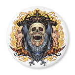 Skulls, Vampires and Bats customizable by Al Rio. Magnets