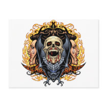 Skulls, Vampires and Bats customizable by Al Rio. postcards