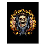 Skulls, Vampires and Bats customizable by Al Rio. Postcard