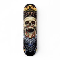 Skulls, Vampires and Bats customizable by Al Rio skateboards by AlRioArt Skulls, Vampires and Bats customizable by Al Rio skateboards