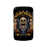 Skulls, Vampires and Bats Gothic Design by Al Rio Blackberry Bold Case