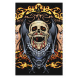 Skulls, Vampires and Bats Gothic Design by Al Rio Personalized Flyer
