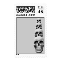Skulls - Vertical Stamps