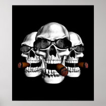 Skulls wearing Shades Posters