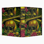 Skulls, Webs, and Roses Binder