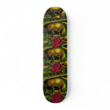 Skulls, Webs, and Roses Skateboard skateboard