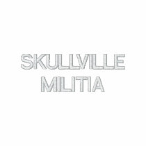 SKULLVILLE MILITIA dress shirt embroidered shirts