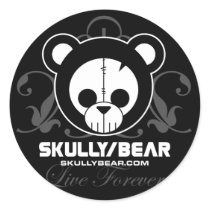 Skully/Bear Sticker www.skullybear.com