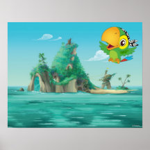Skully Flying Print