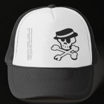 Skully Graphic Cap hats