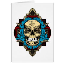Skully Greeting Card