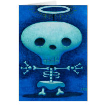 Skully Greeting Card cards