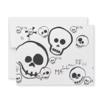 Skully Skellies Skeleton Friends Invite