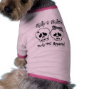 Skully & Skullette Logo Tee pet clothing