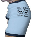 Skully & Skullette Logo Tee pet clothing