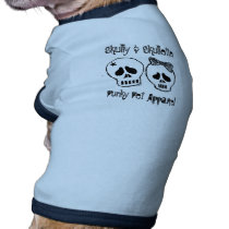 Skully & Skullette Logo Tee pet clothing by Skullette Skully & Skullette Logo Tee pet clothing