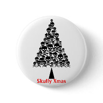 Skully Xmas Tree buttons
