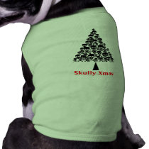 Skully Xmas Tree pet clothing by JuJuGarden Skully Xmas Tree pet clothing