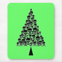 Skully Xmas Tree mousepads by JuJuGarden Skully Xmas Tree mousepads