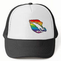 skullz and lips. hats