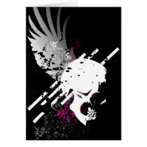 skullz. down winged. cards