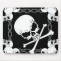 Skullz Mouse Pad mousepads by Wiptydoo Skullz Mouse Pad mousepads