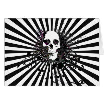 skullz. straight twisted arrows. cards