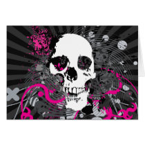 skullz. straight twisted arrows. cards