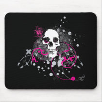 skullz. straight twisted arrows. mousepads by asyrum skullz. straight twisted arrows. mousepads
