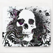 skullz. straight twisted arrows. mousepads by asyrum skullz. straight twisted arrows. mousepads