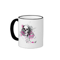 skullz. straight twisted arrows. mugs by asyrum skullz. straight twisted arrows. mugs